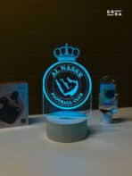 Acrylic Multicolor Night Lamp (Al-Nassr FC)