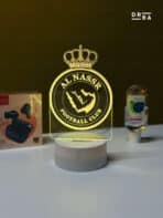 Acrylic Multicolor Night Lamp (Al-Nassr FC)