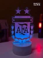 Argentina Football Logo Acrylic Multicolor Night Lamp