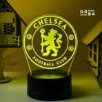 Chelsea F.C. Acrylic Multicolor Night Lamp