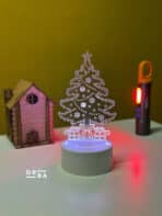 Christmas Tree Acrylic Multicolor Night Lamp