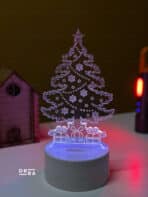 Christmas Tree Acrylic Multicolor Night Lamp