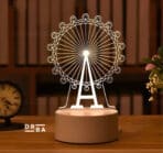 Ferris Wheel Acrylic Multicolor Night Lamp