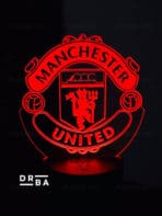 Manchester United F.C. Acrylic Multicolor Night Lamp